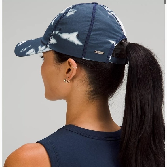 Baller Hat *Soft IIBM ONE SIZE. Blue & white tie dye hat Lululemon - Picture 3 of 9